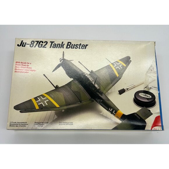 "Testors Ju-87G2 Stuka Tank Buster 1:72 Scale Model Kit #342  WWII Aircraft - Picture 1 of 10
